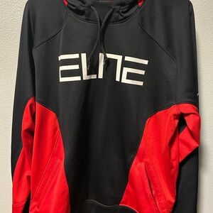 Nike Therma-Fit Black and Red Hoodie